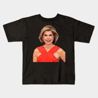 Christine Baranski Red Carpet Cartoonish Kids T-Shirt